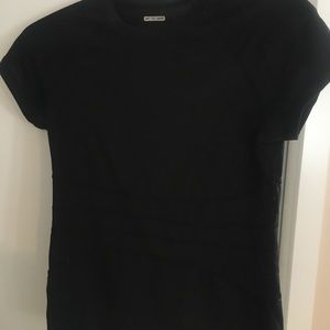 Short sleeve black workout lululemon top